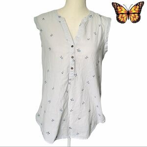 DENVER Hayes Sleeveless Blouse Size Small